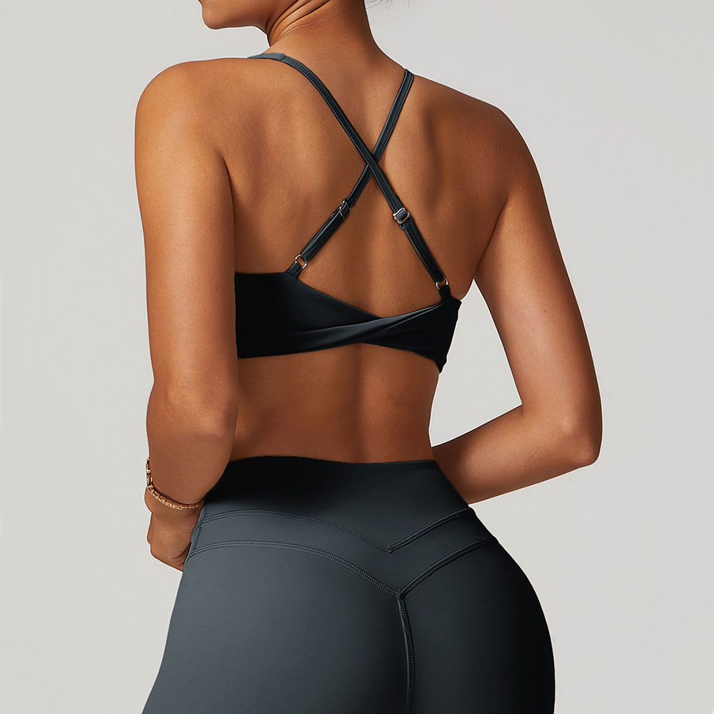 Juren Sportbeha Vrouwen Fitnes - Plunge Bra Push Up recensie en prijs